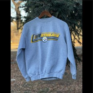 Vintage LogoAthletic Pittsburgh Steelers Crewneck